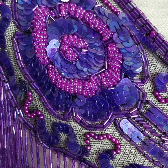 Western Wear Vintage Beaded Collar Photos Parade Showhorse Bohemian Glamour 90's - Picture 6 of 6